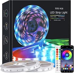 Smart LED-nauha 5050 RGB Bluetooth, 15 m hinta ja tiedot | LED-valonauhat | hobbyhall.fi