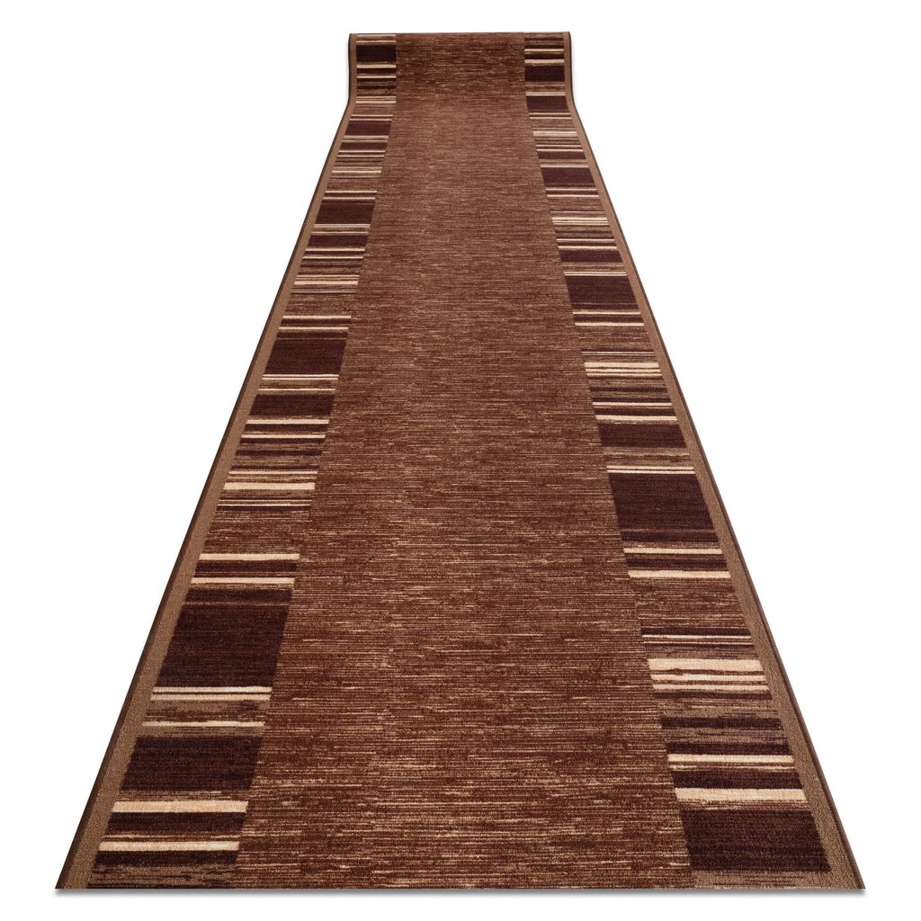ADAGIO matto, 80 x 730 cm, ruskea hinta ja tiedot | Isot matot | hobbyhall.fi