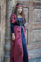 Keskiaikainen prinsessapuku, 2-osainen hinta ja tiedot | Naamiaisasut | hobbyhall.fi