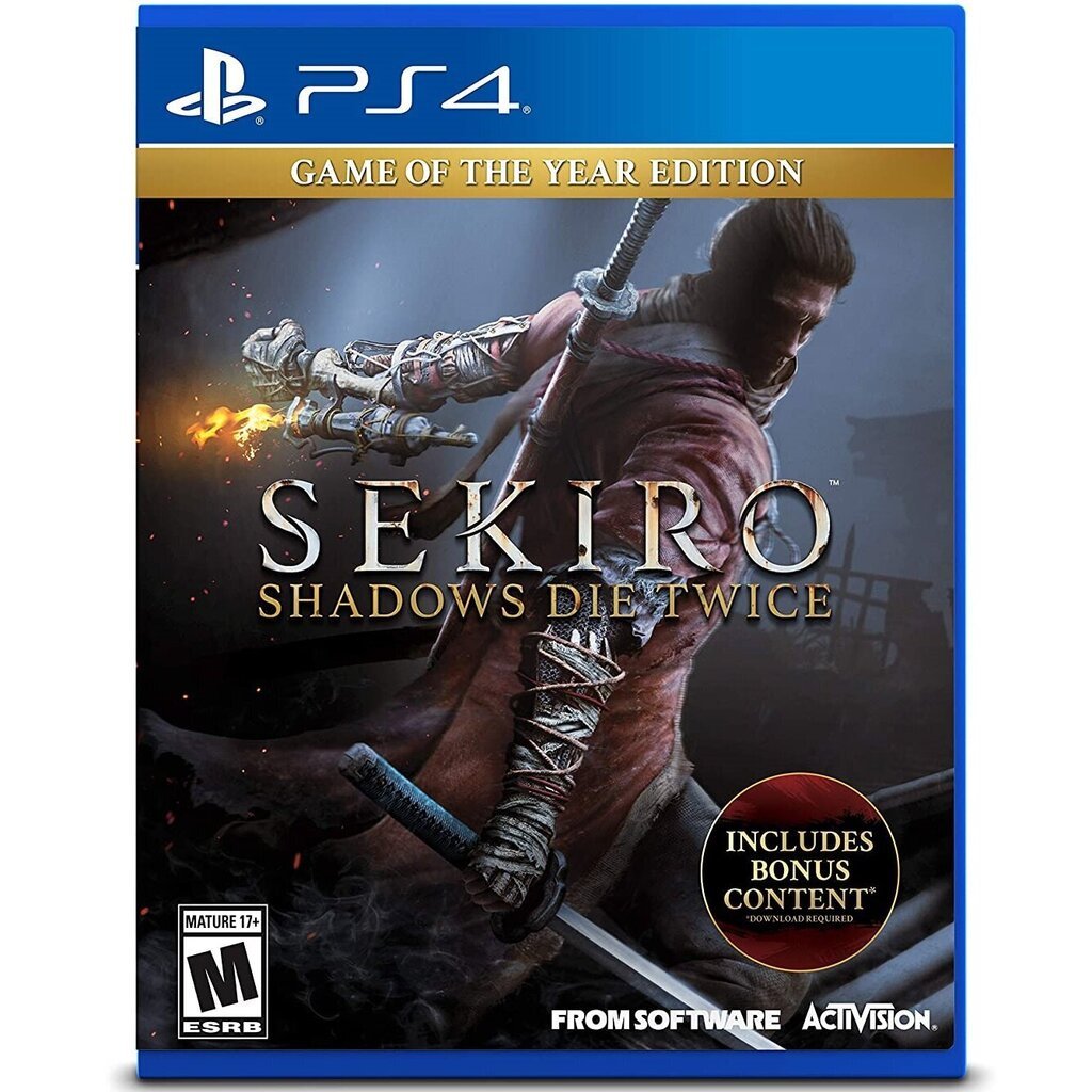 Sekiro Shadows Die Twice Game of the Year Edition PS4 hinta ja tiedot | Tietokone- ja konsolipelit | hobbyhall.fi