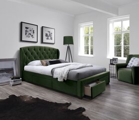 Halmar Sabrina -sänky, 160 x 200 cm, vihreä hinta ja tiedot | Sängyt | hobbyhall.fi