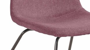 2 tuolin setti Notio Living Colombo, vaaleanpunainen hinta ja tiedot | Ruokapöydän tuolit | hobbyhall.fi