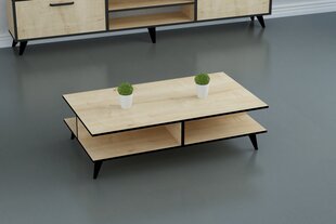 Sohvapöytä Kalune Design Diamond, vaaleanruskea/musta hinta ja tiedot | Sohvapöydät | hobbyhall.fi