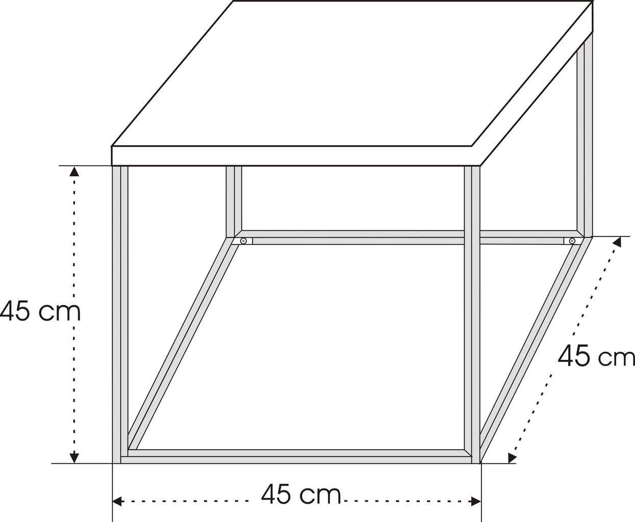 Pöytä Kalune Design Atlantis, ruskea/musta hinta ja tiedot | Sohvapöydät | hobbyhall.fi