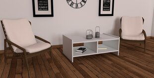 Kalune Design Pera sohvapöytä, valkoinen hinta ja tiedot | Sohvapöydät | hobbyhall.fi