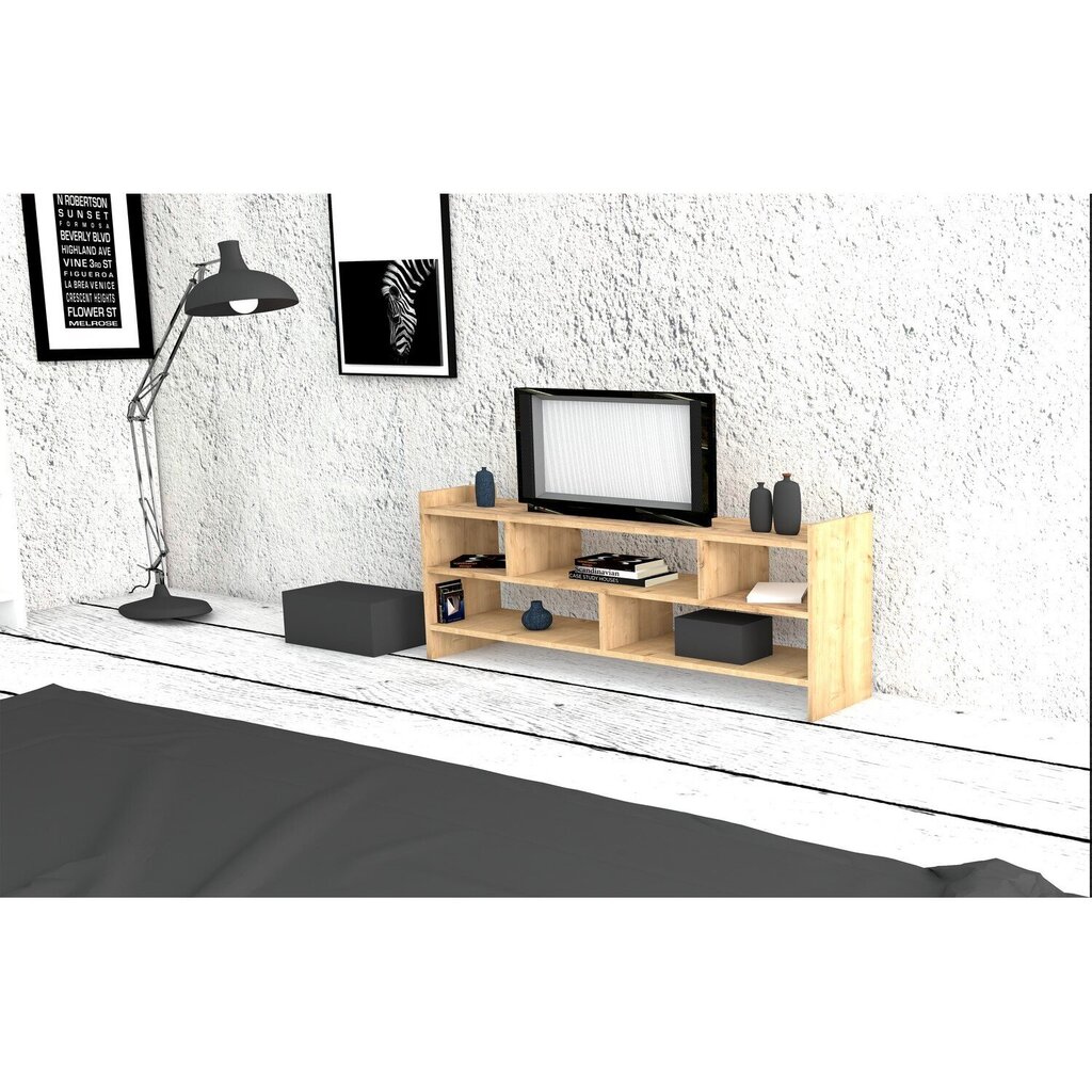 TV-taso Kalune Design Pera, ruskea hinta ja tiedot | TV-tasot | hobbyhall.fi