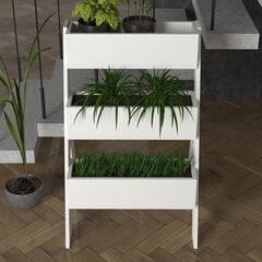 Vapaasti seisova hylly Kalune Design Gardenia, valkoinen hinta ja tiedot | Hyllyt | hobbyhall.fi