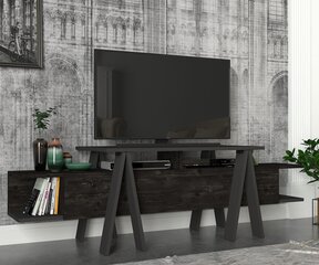 TV-pöytä Kalune Design Aspero, musta/harmaa hinta ja tiedot | TV-tasot | hobbyhall.fi