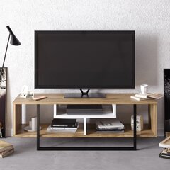 TV-taso Kalune Design Asal 120 cm, tammi/musta hinta ja tiedot | TV-tasot | hobbyhall.fi