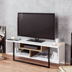 TV-taso Kalune Design Asal 120 cm, valkoinen/tammi hinta ja tiedot | TV-tasot | hobbyhall.fi