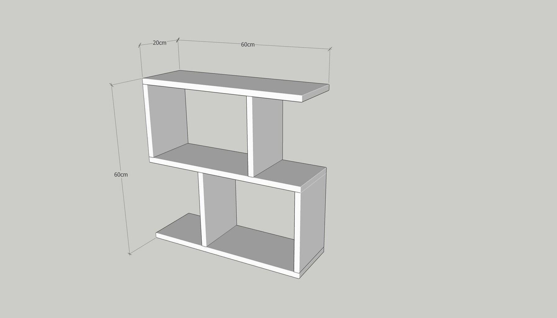 Pöytä Kalune Design Life, valkoinen hinta ja tiedot | Sohvapöydät | hobbyhall.fi