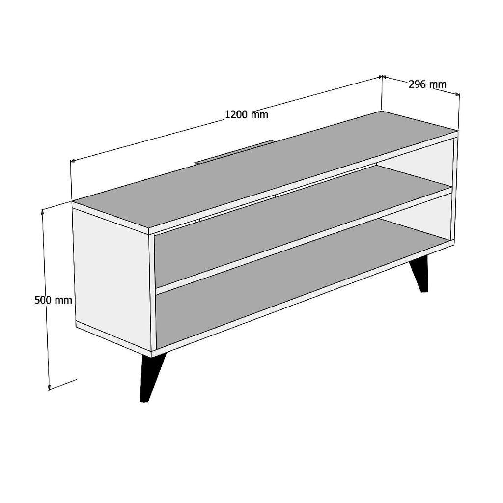 TV-taso Kalune Design One, ruskea hinta ja tiedot | TV-tasot | hobbyhall.fi