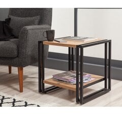 Pöytä Kalune Design Cosmo Latus, ruskea/musta hinta ja tiedot | Sohvapöydät | hobbyhall.fi