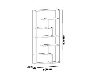 Hylly Kalune Design Serra, valkoinen hinta ja tiedot | Hyllyt | hobbyhall.fi