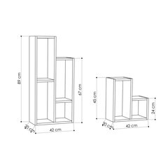 Hylly Kalune Design Sule, tammi hinta ja tiedot | Hyllyt | hobbyhall.fi