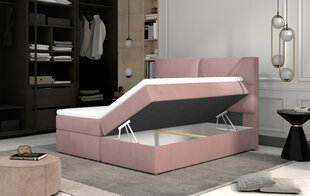 Sänky NORE Amber, 140x200cm, vaaleanpunainen hinta ja tiedot | Sängyt | hobbyhall.fi