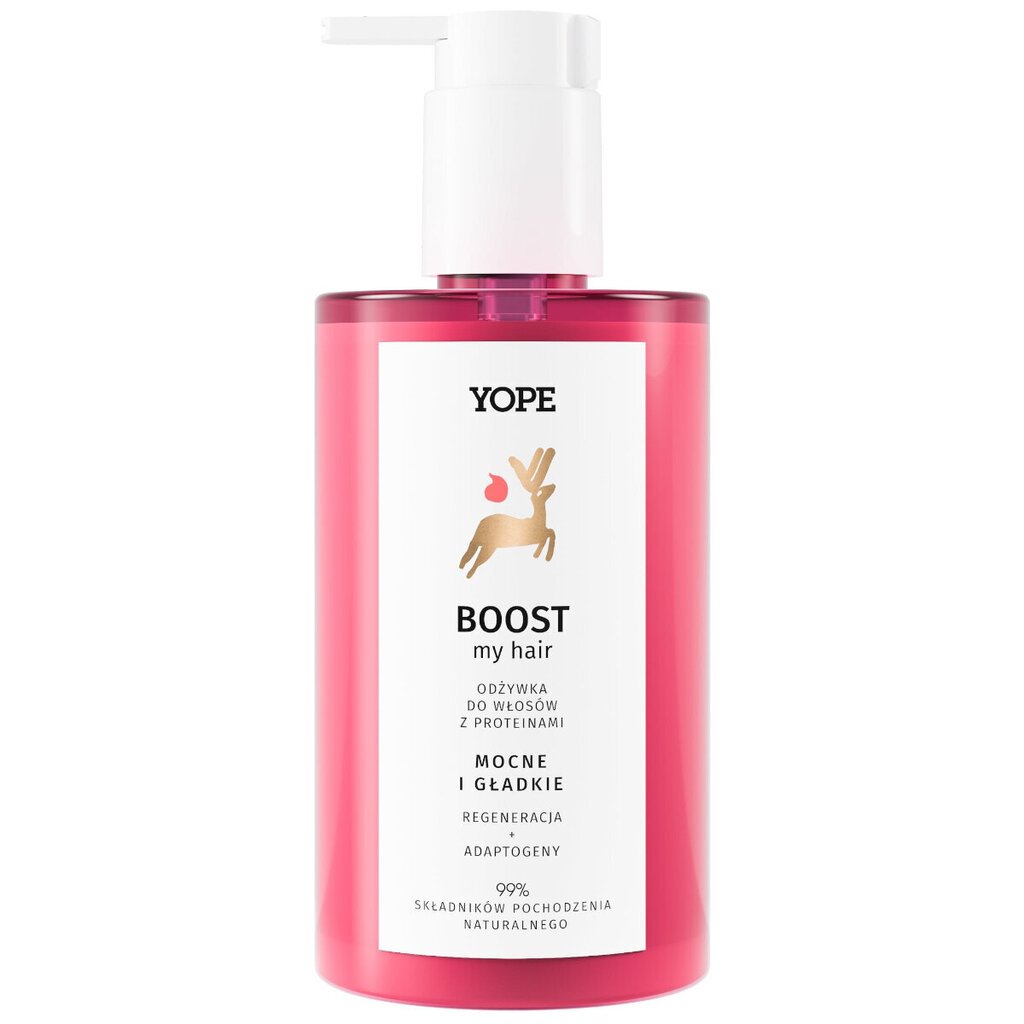 Yope Boost My Hair Hiustenhoitoaine proteiineilla, 300ml hinta ja tiedot | Hoitoaineet | hobbyhall.fi