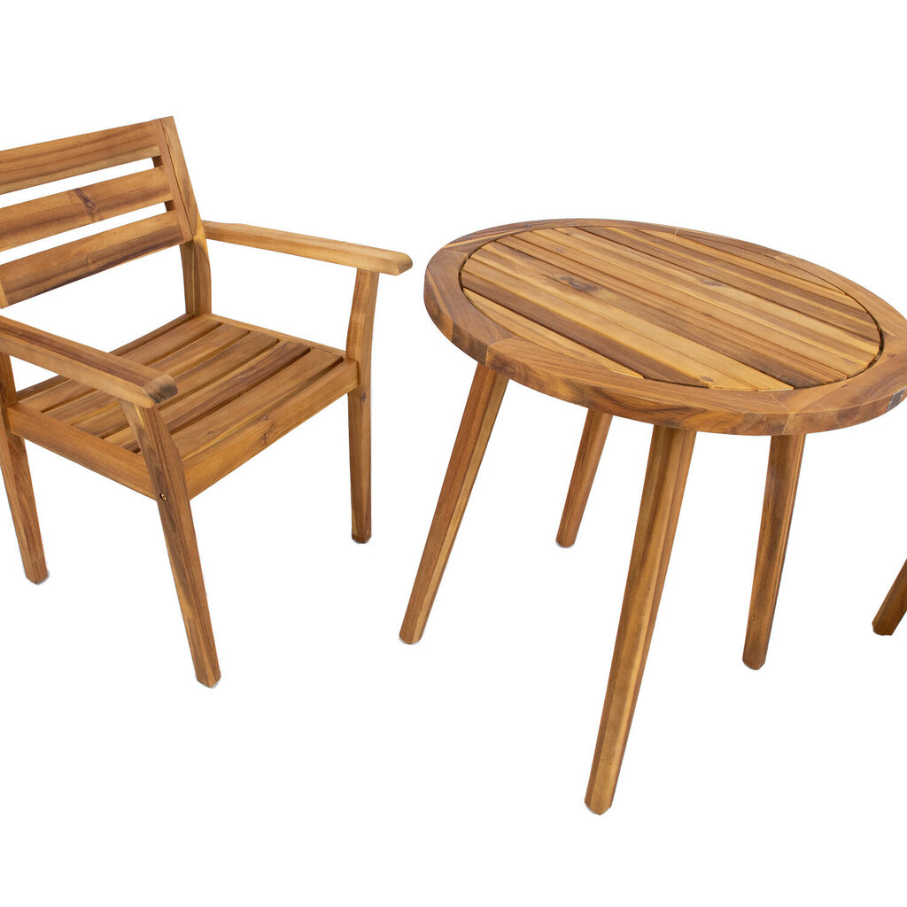 Puutarhakalustesarja FLORIAN pöytä ja 2 tuolia hinta ja tiedot | Puutarhakalusteet | hobbyhall.fi
