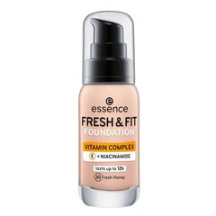 Nestemäinen meikkivoide Essence Fresh & Fit 30-fresh honey (30 ml) hinta ja tiedot | Meikkivoiteet ja puuterit | hobbyhall.fi