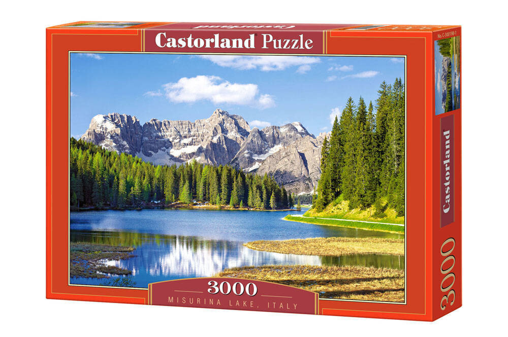 Palapeli Misurina Lake, Italia, 3000 palaa hinta ja tiedot | Palapelit | hobbyhall.fi