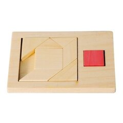 Palapeli Fridolin Extra Piece, Square 3, puinen hinta ja tiedot | Fridolin Lapset | hobbyhall.fi