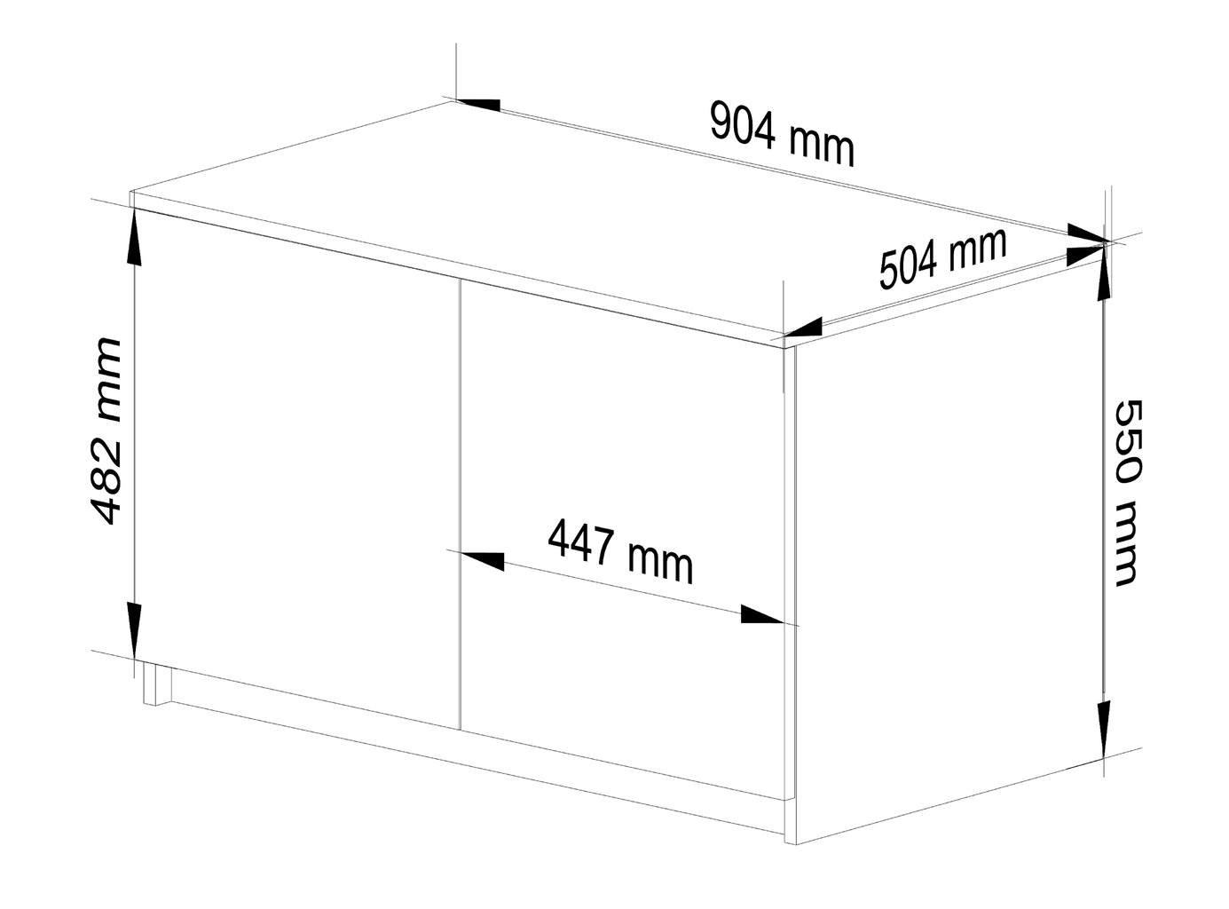 Yläkaappi Akord S90, valkoinen/beige hinta ja tiedot | Kaapit | hobbyhall.fi