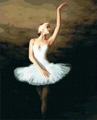 Maalaa numeroilla Twoje Hobby surullinen ballerina, 40 x 50 cm hinta ja tiedot | Maalaa numeroiden mukaan | hobbyhall.fi