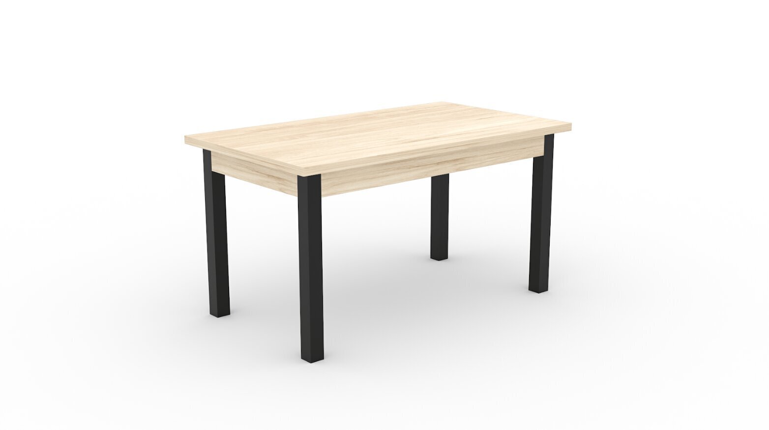 Pöytä ADRK Furniture 81 Rodos, ruskea/musta hinta ja tiedot | Ruokapöydät | hobbyhall.fi