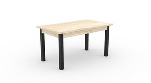 Pöytä ADRK Furniture 82 Rodos, ruskea/musta hinta ja tiedot | Ruokapöydät | hobbyhall.fi