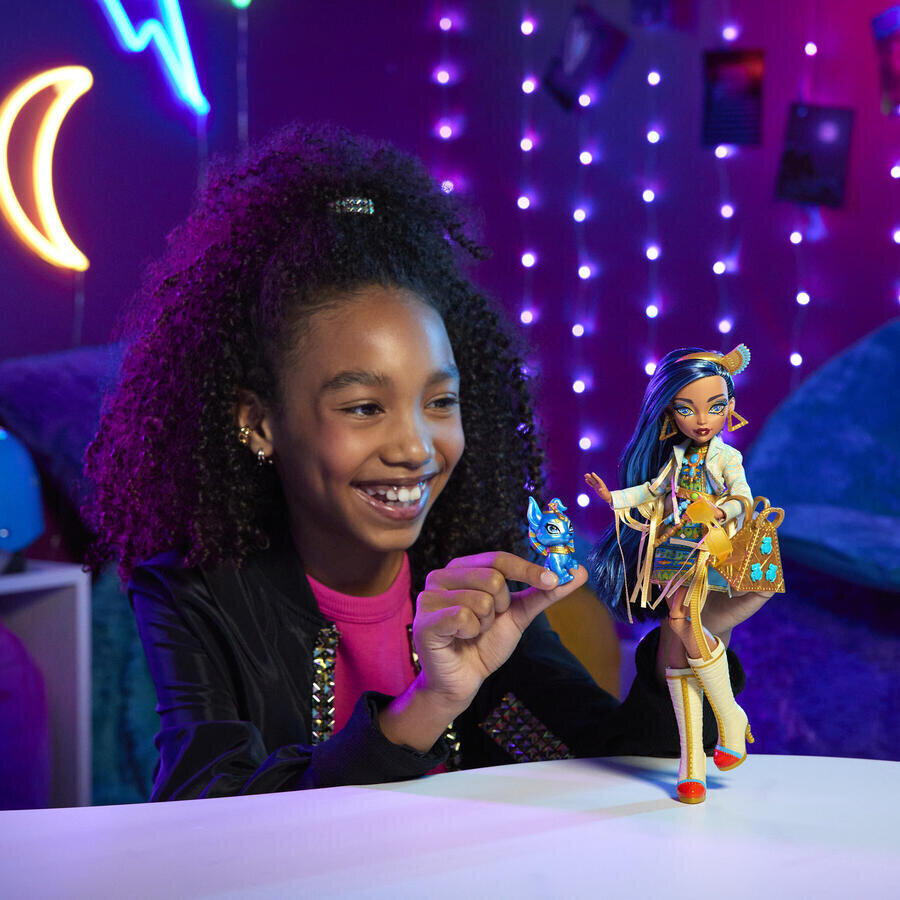 Monster High Core Cleo De Nile Nukke lisätarvikkeineen hinta ja tiedot | Tyttöjen lelut | hobbyhall.fi