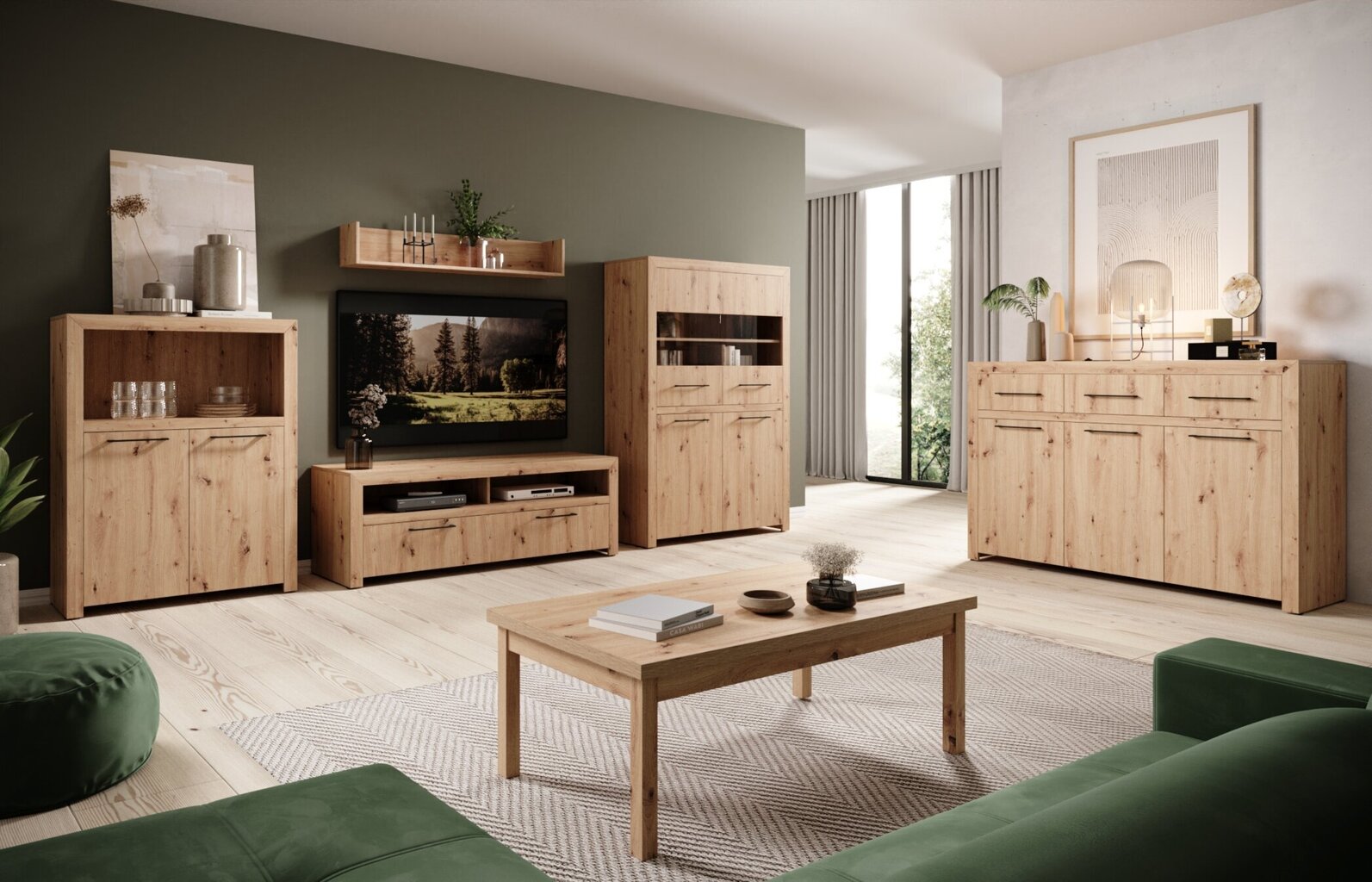 Hylly ADRK Furniture Janez, ruskea hinta ja tiedot | Hyllyt | hobbyhall.fi