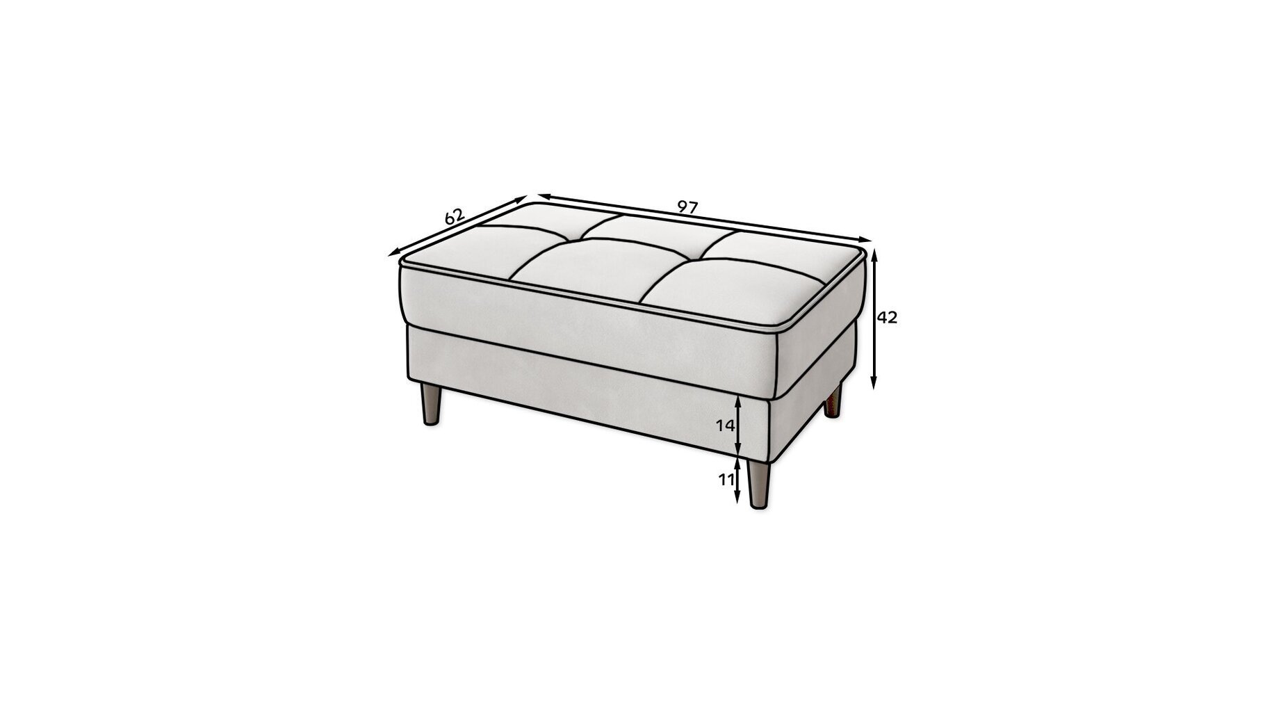 Rahi Bellis, 97x62x42 cm, tummansininen hinta ja tiedot | Säkkituolit, rahit ja penkit | hobbyhall.fi