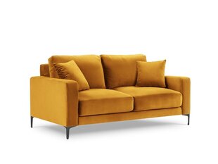 Kahden istuttava sohva Venus, keltainen (sinappi) hinta ja tiedot | Sohvat ja vuodesohvat | hobbyhall.fi