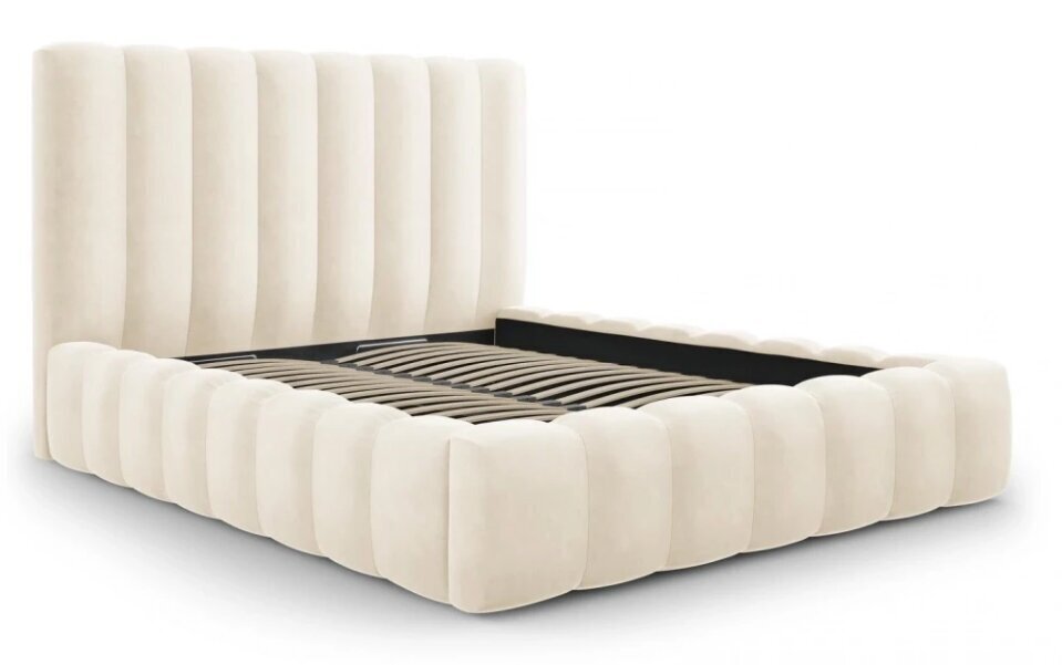 Sänky ja liinavaatelaatikko Kelp, 230x165x125 cm, beige hinta ja tiedot | Sängyt | hobbyhall.fi