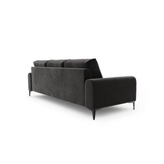 Velvet Larnite kolmen istuttava sohva, 222x102x90 cm, tummanharmaa hinta ja tiedot | Sohvat ja vuodesohvat | hobbyhall.fi