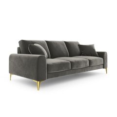 Velvet Larnite neljän istuttava sohva, 237x102x90 cm, vaaleanharmaa hinta ja tiedot | Sohvat ja vuodesohvat | hobbyhall.fi