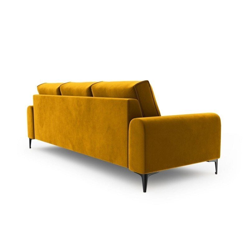 Velvet Larnite neljän istuttava sohva, 237x102x90 cm, keltainen hinta ja tiedot | Sohvat ja vuodesohvat | hobbyhall.fi