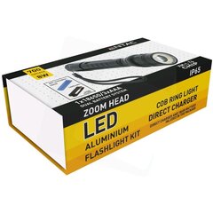 Lamppu Entac, 8W, 3AAA, Alu, 700lm, Zoom hinta ja tiedot | Taskulamput ja valonheittimet | hobbyhall.fi