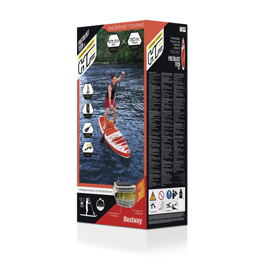 Puhallettava melontalaudan 381x76x15 cm Bestway 65343 hinta ja tiedot | SUP-laudat | hobbyhall.fi