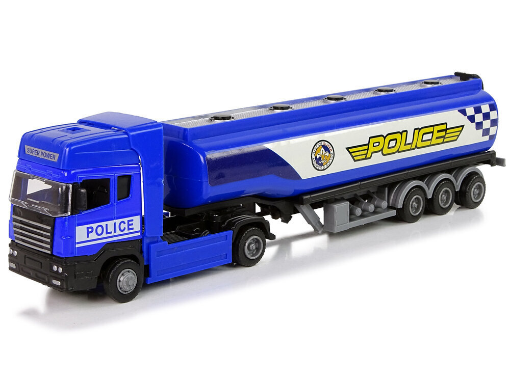 Poliisin säiliöauto 30 cm, sininen hinta ja tiedot | Poikien lelut | hobbyhall.fi