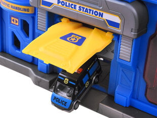 Poliisin ja palokunnan autotalli matkalaukussa hinta ja tiedot | Poikien lelut | hobbyhall.fi