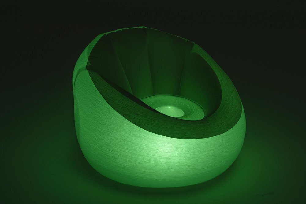 Puhallettava nojatuoli Luxury LED-valolla, Bestway 75086 hinta ja tiedot | Ilmapatjat | hobbyhall.fi