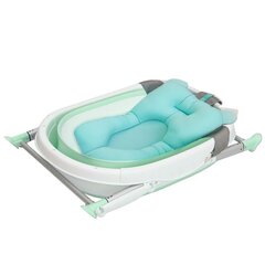 Kokoontaitettava vauvakylpyamme, vihreä, mintunvihreä tyyny hinta ja tiedot | Kylpyvälineet | hobbyhall.fi