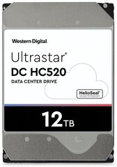 12TB WD Ultrastar He12 HUH721212AL5200 7200RPM 256MB * hinta ja tiedot | Kovalevyt | hobbyhall.fi