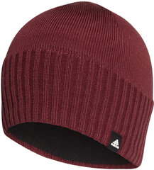 Adidas pipo Beanie HF. A.R Burgundy hinta ja tiedot | Miesten hatut, huivit ja käsineet | hobbyhall.fi