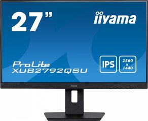 iiyama ProLite XUB2792QSU-B5 LED-näyttö hinta ja tiedot | Näytöt | hobbyhall.fi