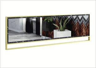Kalune Design Polka 2 -peili, 121,8 x 37,8 cm, kulta / musta hinta ja tiedot | Peilit | hobbyhall.fi