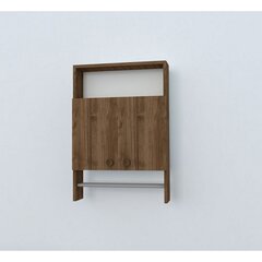 Kalune Design Ela -kylpyhuonekaappi, 60 x 87 x 15 cm, ruskea hinta ja tiedot | Kylpyhuonekaapit | hobbyhall.fi