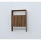 Kalune Design Ela -kylpyhuonekaappi, 60 x 87 x 15 cm, ruskea hinta ja tiedot | Kylpyhuonekaapit | hobbyhall.fi