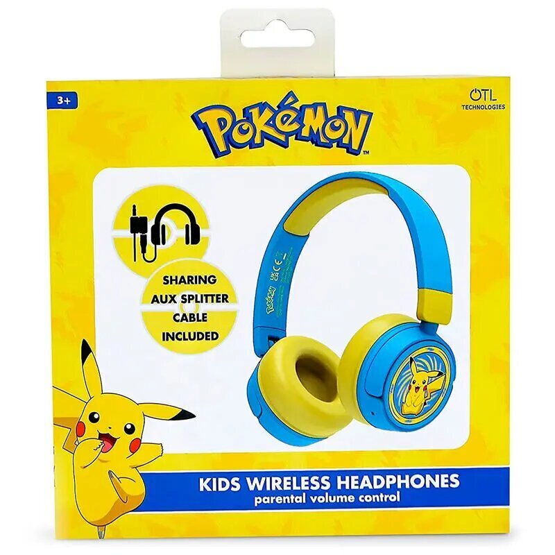 Pokemon Pikachu langattomat lasten kuulokkeet hinta ja tiedot | Kuulokkeet | hobbyhall.fi